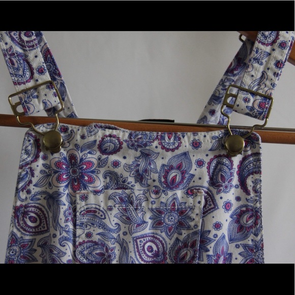 Girls overall/ size 7/8 parsley pattern - Picture 1 of 4